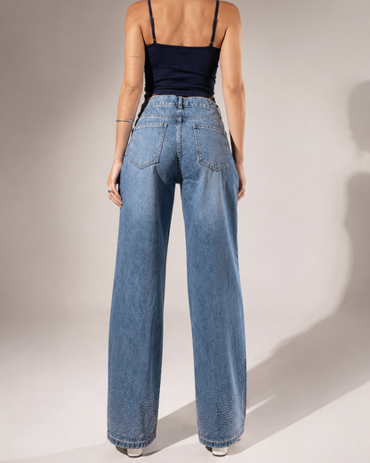 Jean Onyx Strass