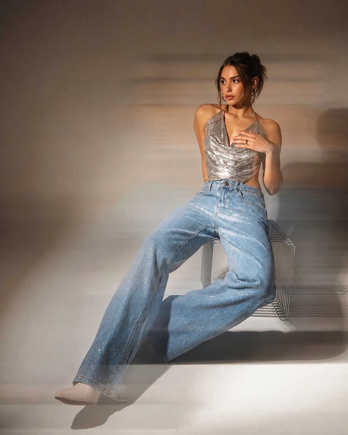 WIDE LEG FULL SHINE IMPORTADO