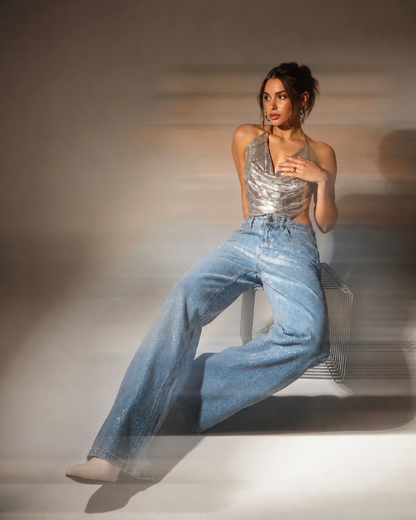 WIDE LEG FULL SHINE IMPORTADO