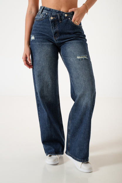 WIDE LEG CROSS TACHAS