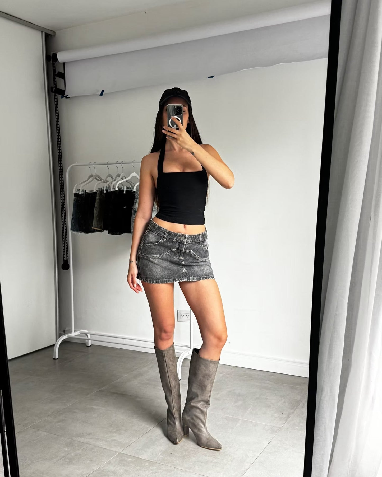 Mini Jean Blair Gray