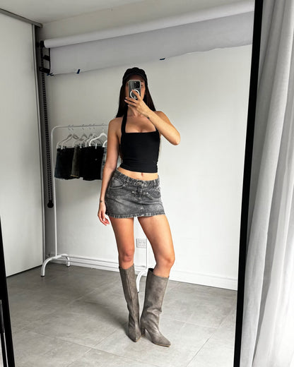 Mini Jean Blair Gray